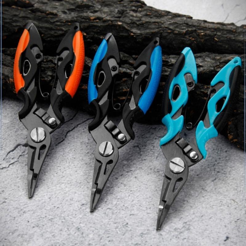 Compacts Fishing Tool Pliers with Strong Stainless Steel Reliability Lures Plier for Both Freshwaters and Saltwater Use