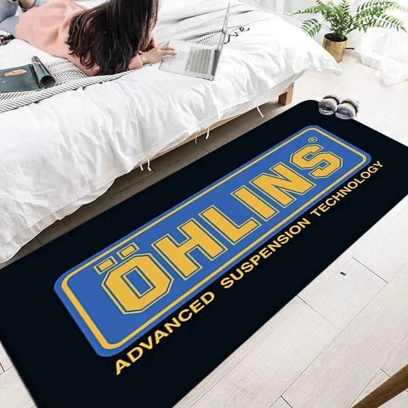 Modern Motorcycle Flannel Carpets Balcony Corridor and Porch Carpets Bedroom Bed Blankets Home Decoration Rugs for Bedroom Rug