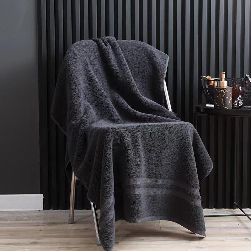 100% Cotton Shower Towels Bathroom Towel for Adults High Absorbent Home Hotel Pure Thick Towels Gift Bathroom Bath Towel White