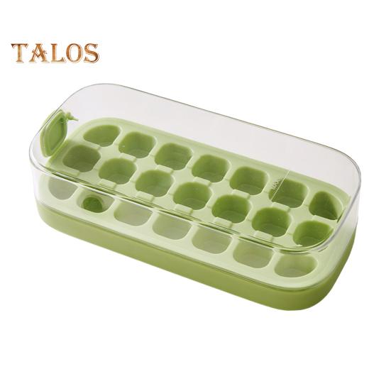 Ice Tray Easy Release Ice Cube Mold for Freezer BPA-Free 21 Cavities Ice Box for Cocktail Tea Coffee