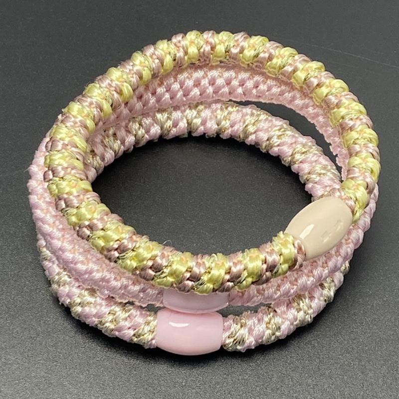 3 Stück/Set Damen Mode Golddraht Haargummis Elastische Spiralhaargummis Für Mädchen Haarspangen Scrunchie-Accessoires Knekkies