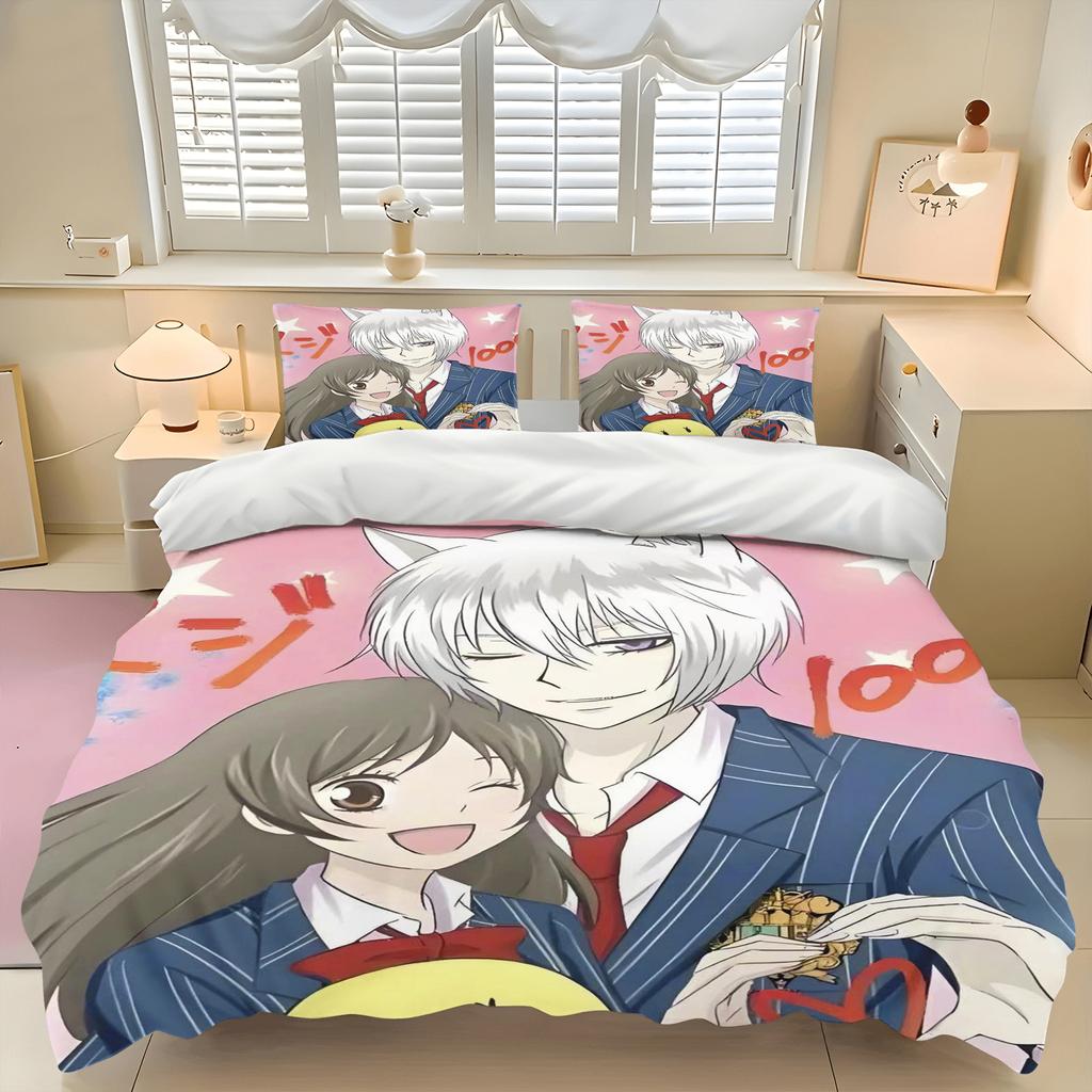 Nanami Duvet Cover Kamisama Kiss Cartoon Quilt Home Pillowcase Set Adult Bedroom Children Comforter Bedding