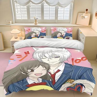 Nanami Duvet Cover Kamisama Kiss Cartoon Quilt Home Pillowcase Set Adult Bedroom Children Comforter Bedding