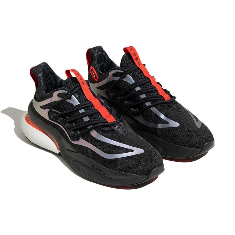 adidas AlphaBoost V1 Chinese New Year Unisex Sneakers Black Core-Black Vivid-Red IE4218