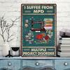 Vintage Metal Tin Sign Funny Bathroom Decor PLEASE FLUSH Toilet Art Man Cave Gift 20x30cm