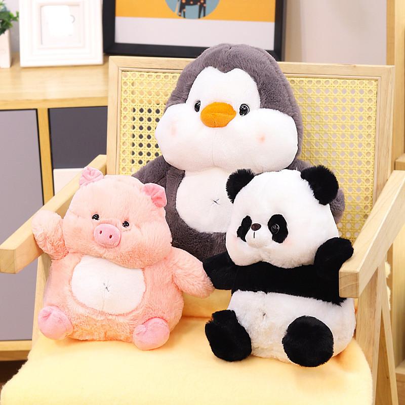 Pig Penguin Panda Plush Toys Sleep Companions Dolls Kids Animal  Gifts Birthday