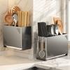 Wall Mounted Chopsticks Storage Box Carbon Steel Chopsticks Cage Cutlery Drying Basket  for Kitchen