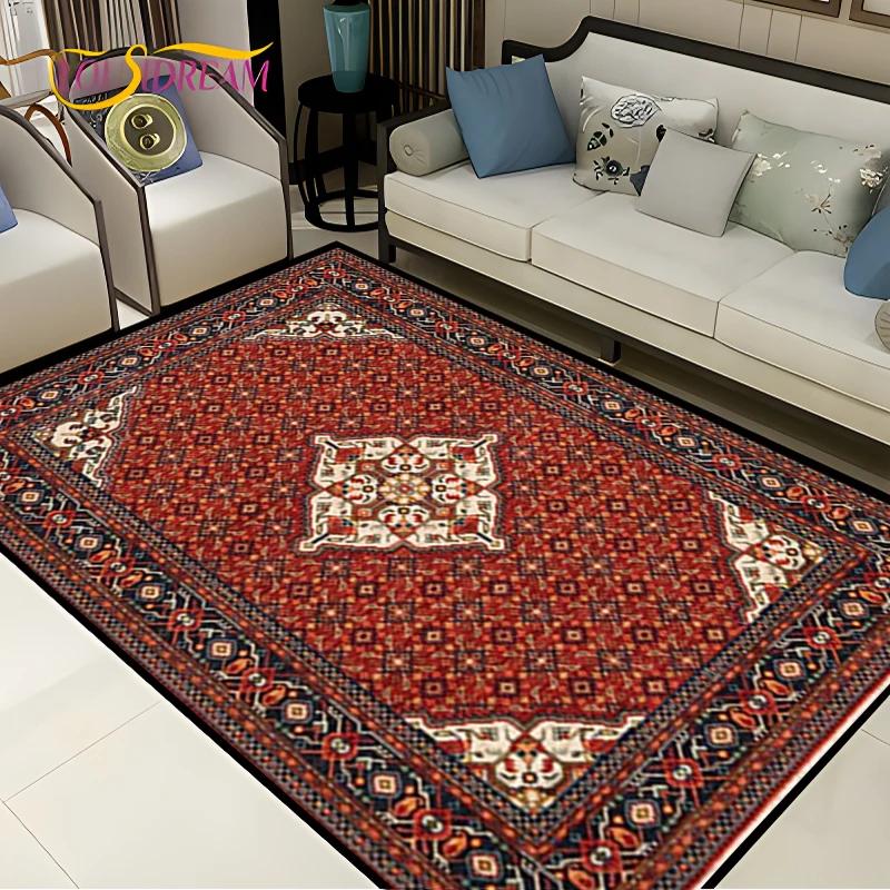 Vintage Fars Halısı Oturma Odası Yatak Odası Bohemya Türk Fas Etnik Kilimler Kaymaz Mandala Geometrik Kapı Paspası Poster Paspas
