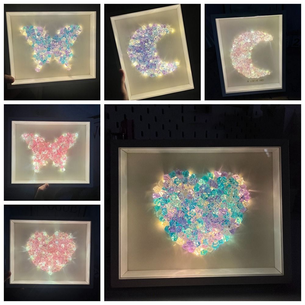 

Хрустальная фоторамка ручной работы, набор хрустальных рамок на день рождения, модные наборы хрустальных рамок «сделай сам»