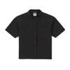 [Snowpeak] Root Women's Semi-Crop Pocket Short-Sleeve Shirt Black (S24MWRSH61)