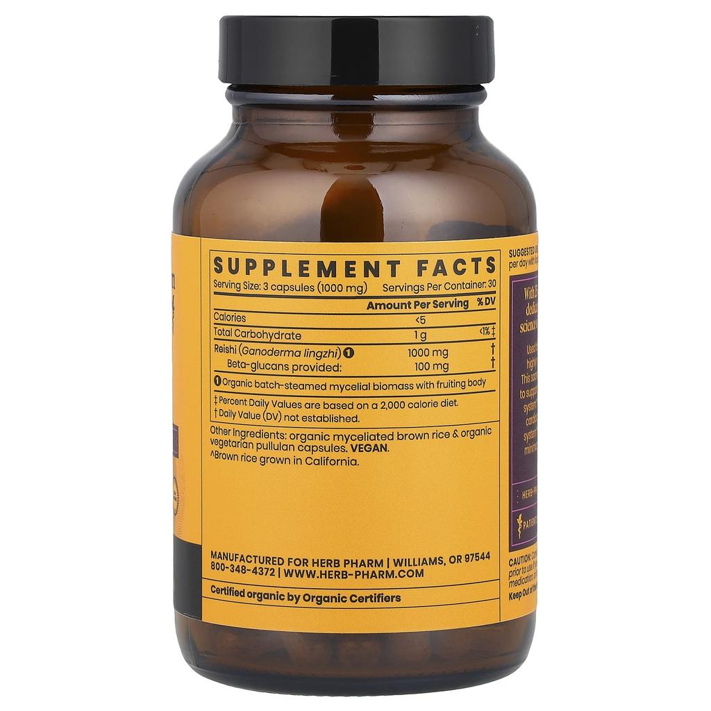 Mushroom Wellness™, Reishi Mushroom, Veggie Caps, 90 Capsules (333Mg per Capsule)