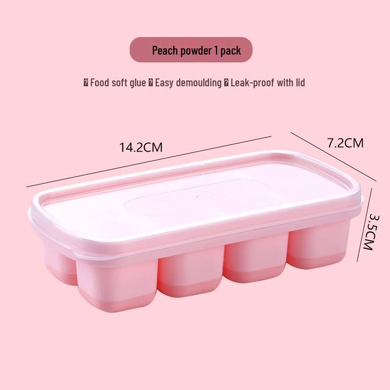 Food-Grade Silicone Ice Cube Tray for Home Use – DIY Quick-Freezing Ice Mold and Yogurt Ice Container