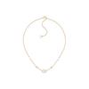 25 Coleção CD de Início de Primavera Elegante Colar de Resina e Cristal Feminino Ouro N1033CDLCY-D301