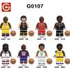 Figurine Blocuri de Construit Vedete Baschet—Set Jucărie de Asamblat