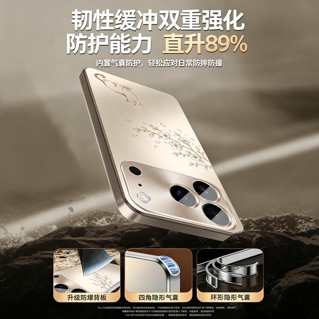 Applicable to Apple 17Pro mobile phone case iPhone16Pro matte protective case 15 simple 14 all-inclusive 13 lens film