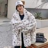 New Leopard Print Brush Fur Fur Coat Autumn and Winter Women's Imitation Rabbit Hair Spots Loose Plush Clothes