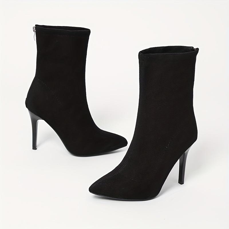 Fashion Ankle Boots for Women Pointed Toe Dress Fashion Shoes High Heels Sexy Luxury Pumps 2025 Winter Elegant Chelsea Boots Femme Shoes