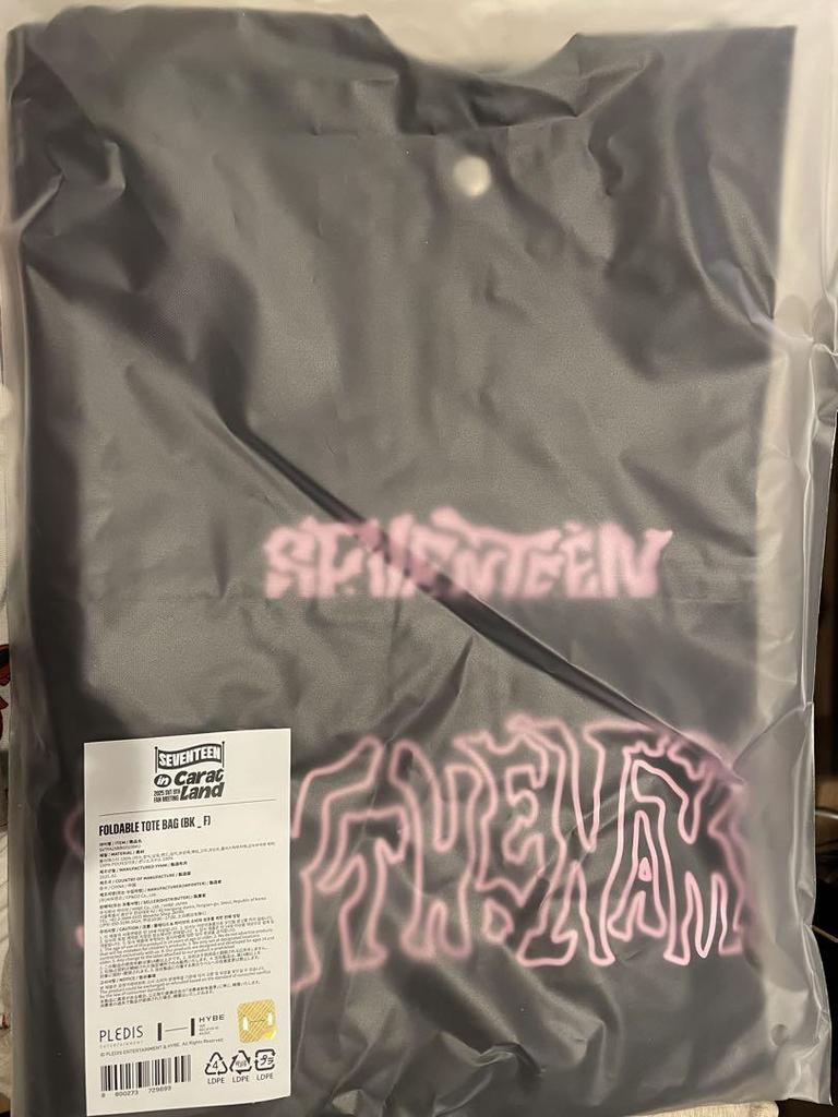 [USED] SEVENTEEN 2025 CARAT LAND Tote Bag