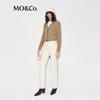 MO&Co. V-Neck Wool Blend Cardigan