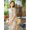 Summer women's new Chinese dress retro improved cheongsam loose and thin skirt