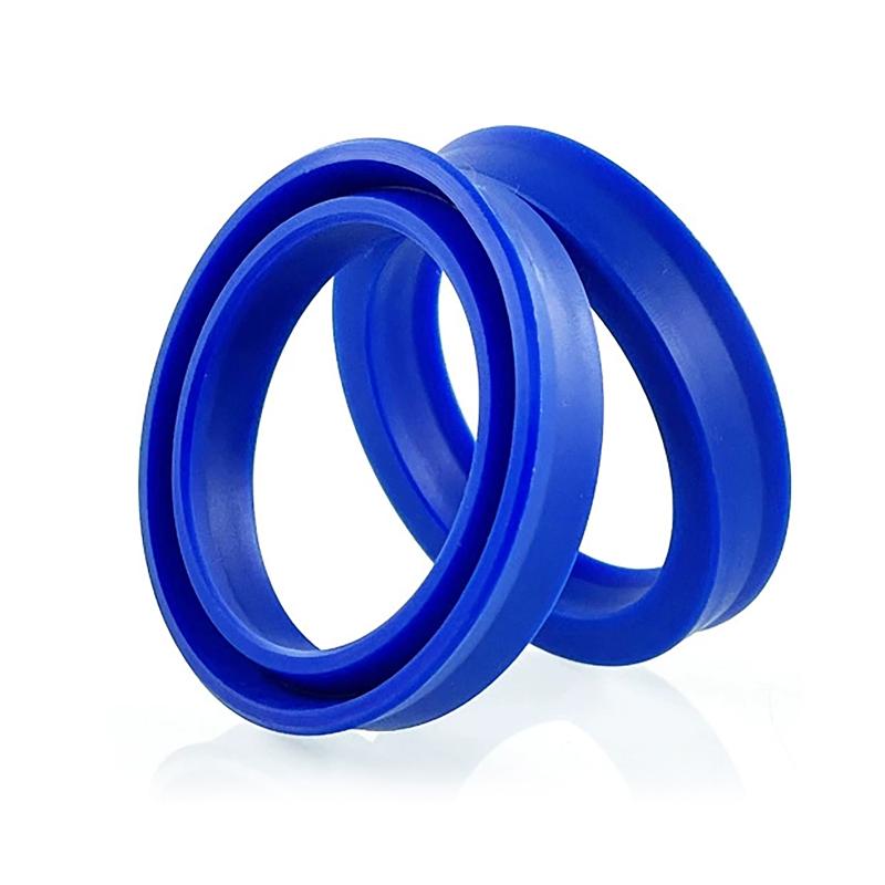 2Pcs PU Hydraulic Oil Seals with Single Lip Radial Shaft for Equipment Repair