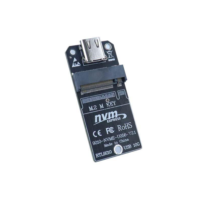 „9210 NVMe M.2 auf USB 3.1 Gen2 10 Gbit/s Einzelprotokoll-Adaptergehäuse“