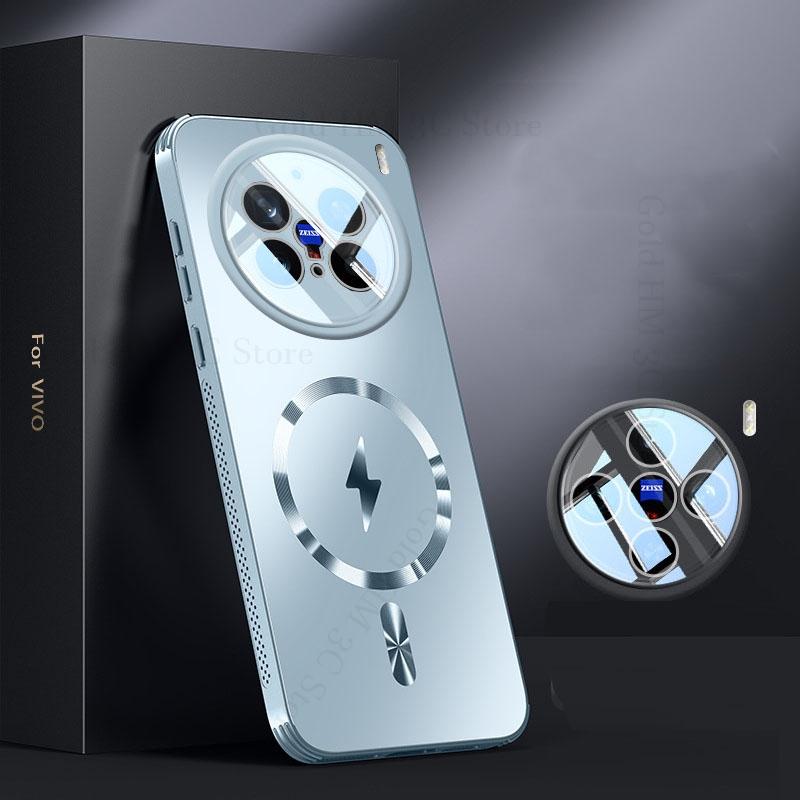 For Magsafe Magsafing Magnetic Case For vivo iQOO Neo10 Pro Cooling Heat Dissipation Cover iQOO 13 12 Pro Camera Lens Protector