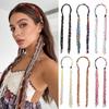 Elegante Kopfbedeckung Vintage Haarreif mit Anhänger Boho farbiges Seil Stirnband Tägliches Tragen