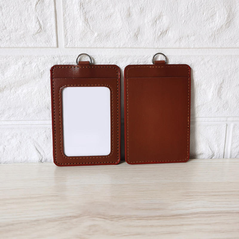 Pu Badges Holder Rope Retractable Lanyard for School Office Work Tag Credentials Pass ID Students Meal Bus Credit Card Protector