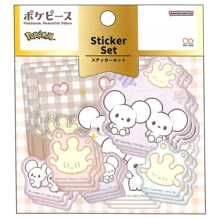 Stationery Goods Mahomeru Wakkanezumi S8814228 Sun-Star Pokémon Sticker &