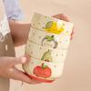 Cute Fruit Series High Value Underglaze Color Ceramic Bowl Household Yogurt Bowl Gift Bowl Ceramic Tableware