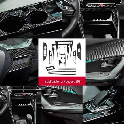 Peugeot 208 Carbon Fiber Epoxy Interior Mod Kit
