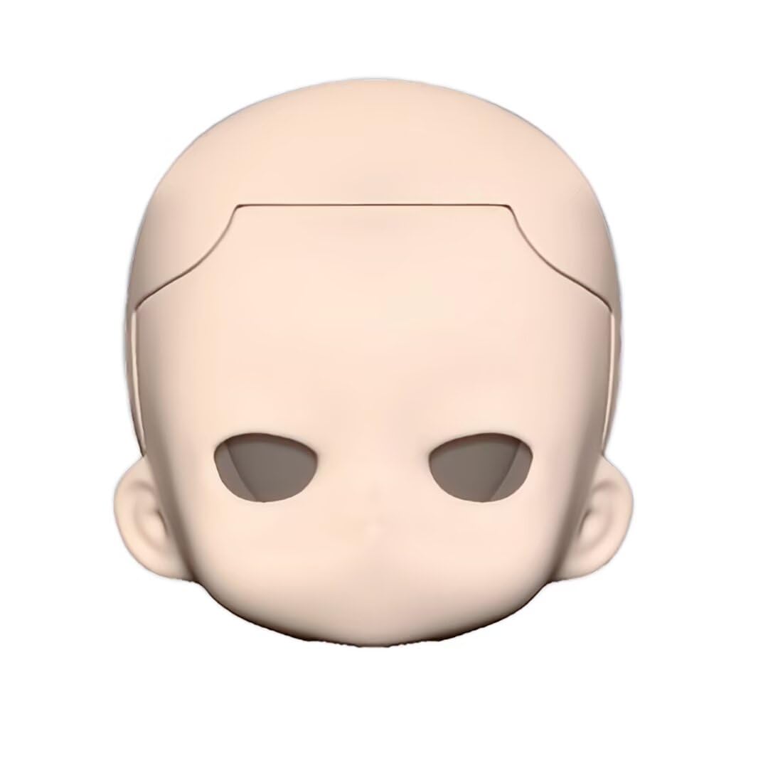 

YMY Кукла Obitsu Случайное Пустое Лицо Замена Шарнирная Голова Куклы Аксессуар для Масштабного Тела Куклы 26 Голова, 1/12 (Молочно-белый)