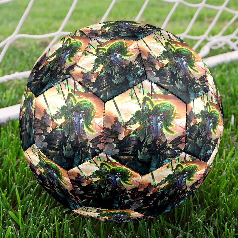Total War Theme Size 5 Soccer Ball, Suitable for Both Indoor and Outdoor Matches, a Gift Suitable for Everyone.