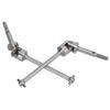 2pcs RC Stainless Steel Front CVD Driveshaft Axle Set for LOSI LMT Solid Axle 18 Monster Truck