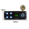 4 Gang Switch Panel QC3.0 Voltmeter Car Charging Car Push Button For Car RV Truck ATV UTV Camper Caravan PD 12-24V