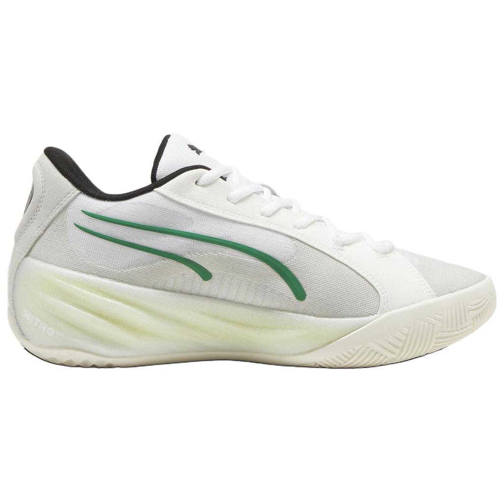 Puma All-Pro Nitro Warm White Archive Green Men Sneakers Glacial-Grey 310392-06