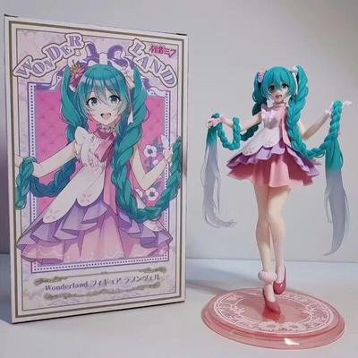 Figura de Anime Miku, figura de acción de cereza rosa, colección de estatuas de Pvc, modelos de juguetes, regalos