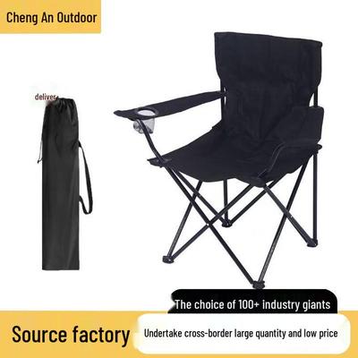 Chaise Pliante Portable d'Extérieur avec Accoudoirs pour le Croquis Artistique et le Camping en Voiture