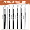 3pcs/6pcs Dry Brush Miniature Painting Drybrush , Professional Modellers Miniature Paint Brushes, Enamel Figurines Painting