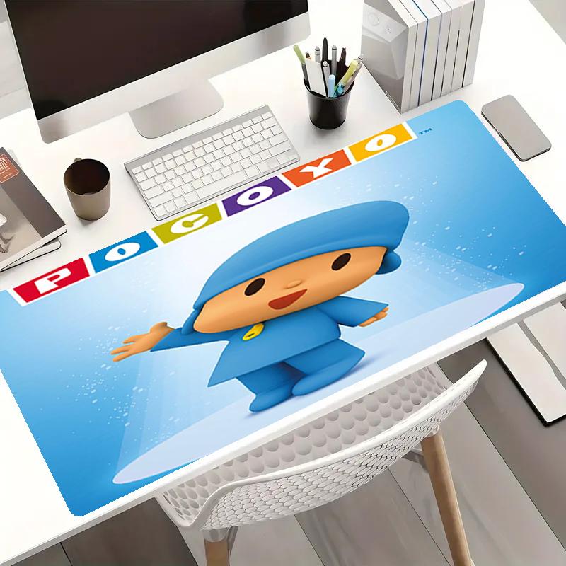 Pocoyo Theme Mouse Pad, Non Slip Rubber Base, Multifunctional Office & Home Decor, Perfect for Workspace Personalization.