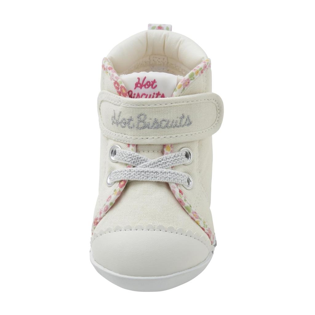 MIKIHOUSE HOT BISCUITS First Baby Shoes, Boys and Girls, Kids' Clothing, White, Size 12cm, 73-9304-499