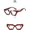 Women's Glasses, Thick-framed Polygonal Glasses, Fashion Glasses