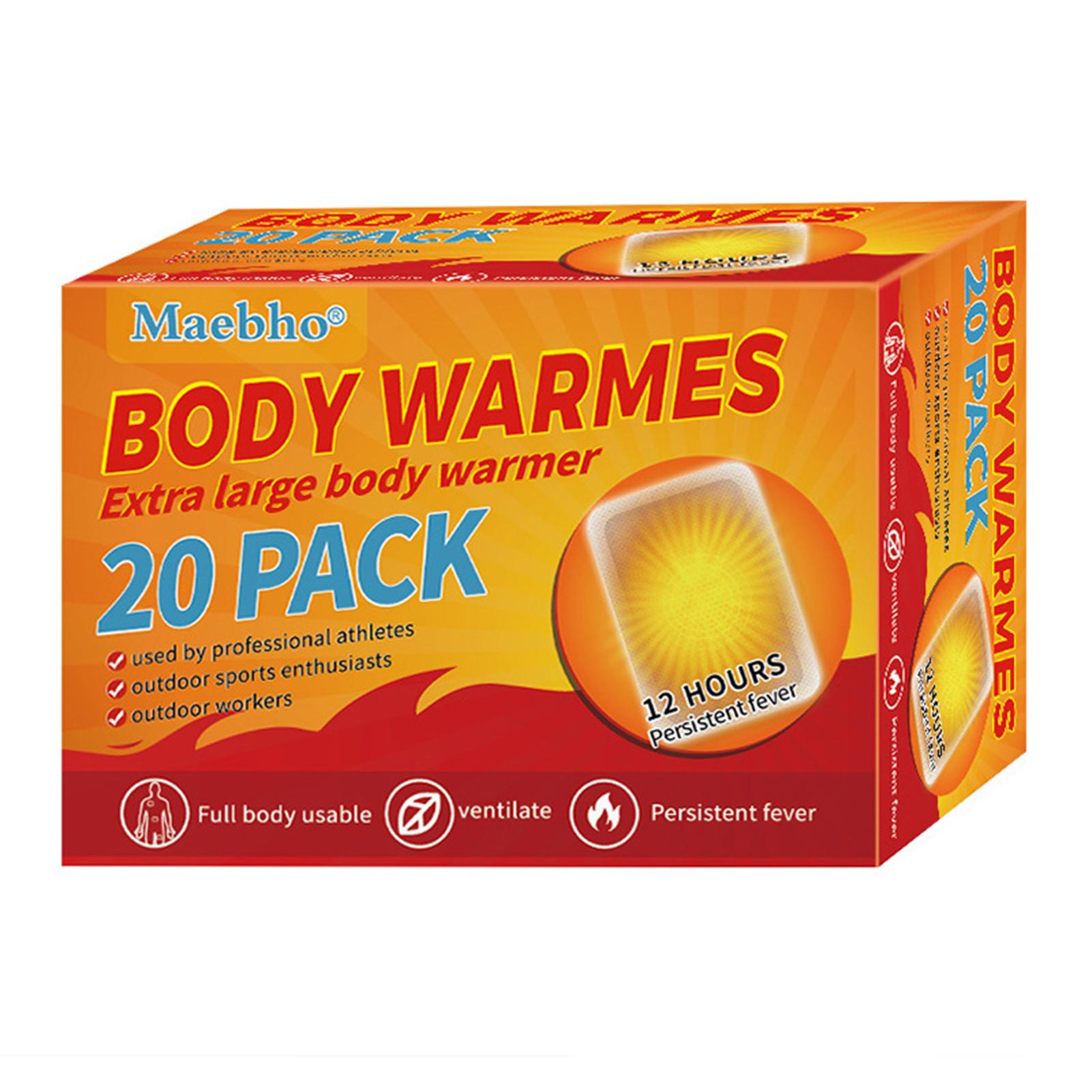 

20/30/40pcs Large Body Warners Multipurpose Foot Warmers Heating Pad For Winter Autumn