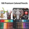72/160/180 Colors Oil Colored Pencils, Non-toxic Professional Fine Art Pencils for Sketching & Coloring Creation