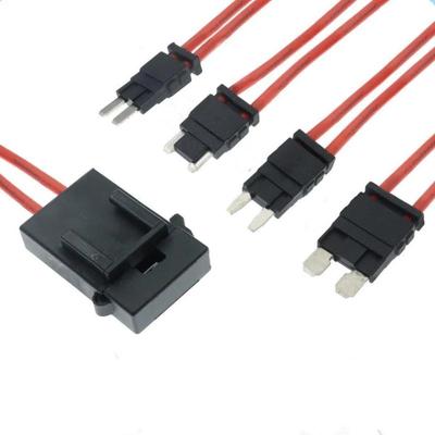 32V 25A 16Awg Samochodowy Uchwyt Bezpiecznika Przedłużacz Przewodu Kolektor Prądowy Wiązka Adapter Bezpiecznika Do Urządzenia Elektronicznego