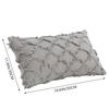 Living Room Bedroom Cotton And Linen Cut Flower Sofa Cushion