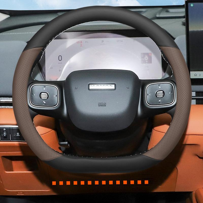 For Haval Menglong Raptor 2026-2026 Car Steering Wheel Cover Leather Ultra-thin Anti Slip Car Handle Covers Interior Accessories