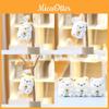 Chaveiro de Pelúcia de Hamster Fofo com Pelúcia Curta Super Macia para Crianças e Estudantes