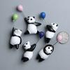 Kreativer Cartoon-Stil Bunter Ballon Panda Dreidimensionaler Harzmagnet Magnetischer Aufkleber Dekoration Kühlschrankmagnet